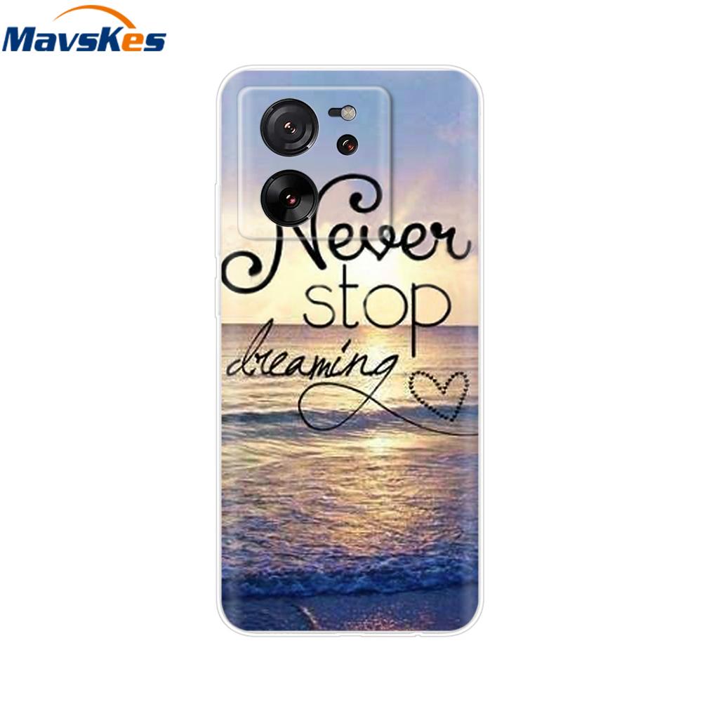 Clear Silicone Case For Xiaomi 13T Pro Back Cover For Xiaomi 13T Case Soft TPU Bumper Protective Phone Cases Mi13T Fundas Coque