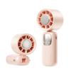 2026 New Digital Display 4000mAh Ice Cooling Mini Electric Fan Hanging Neck Handheld Fan Portable Turbo High-speed Folding Fan