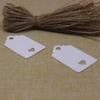 100 ks Kraftových papírových visaček Ručně vyrobeno s láskou Závěsné visačky Oděvní visačky na Cukroví/Dárek/Sušenky Výstavní Balicí Štítek Karta