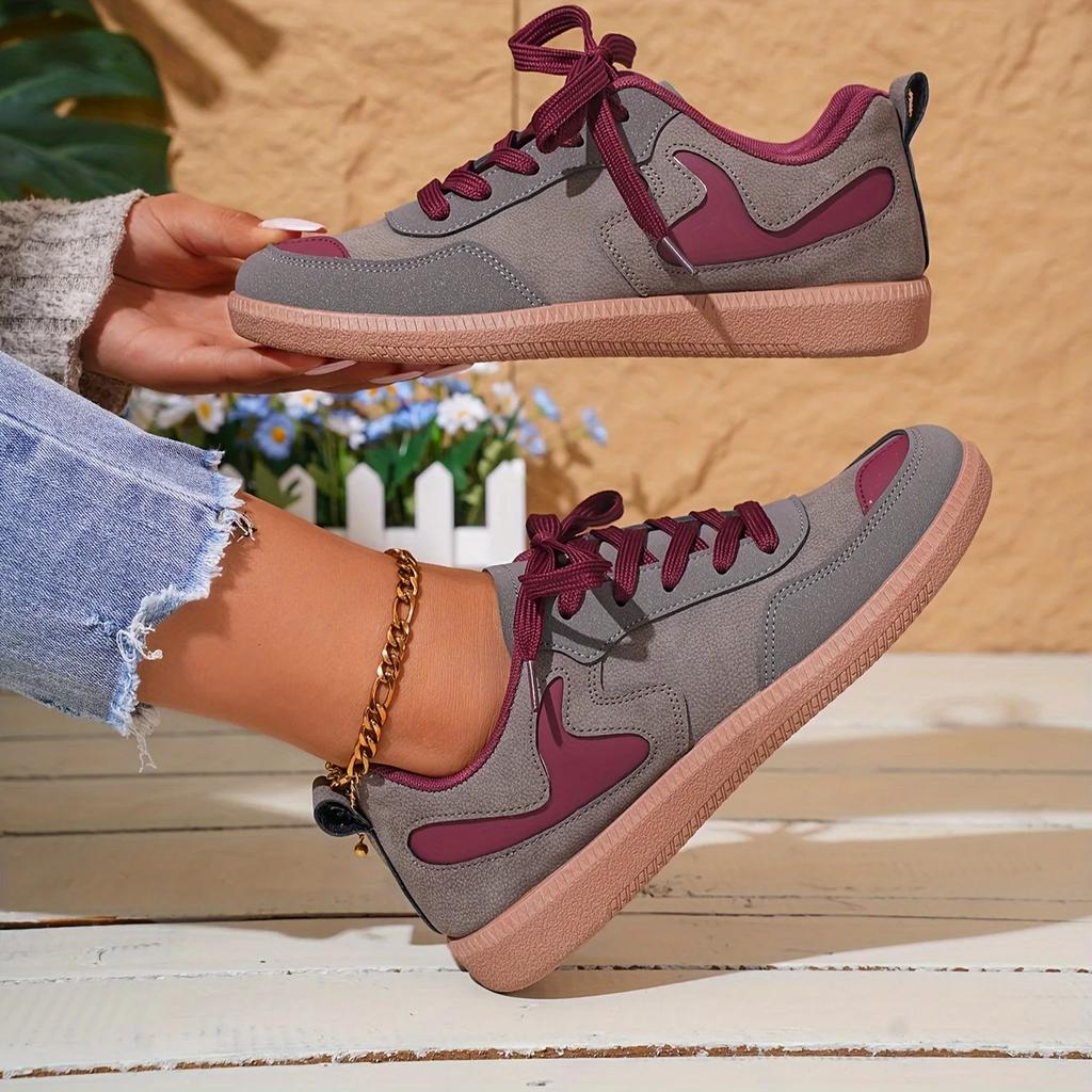 Ladies' Elegant Retro Style Lightweight Running Sports Shoes, Comfortable All Year Round, Fabric Lining, Ladies' Sports Shoes