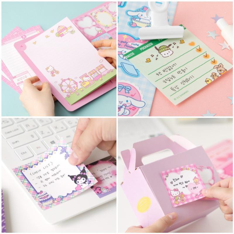 Cardboard Cartoon Memo Pad With Reusable Paper Pages For Birthday And Holiday Use