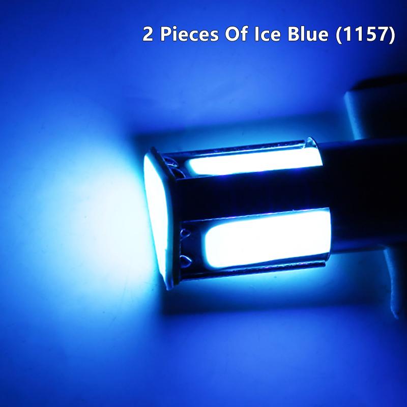 2Pcs Big Cob Led 1156 1157 Ba15S Brake Lights Bulbs 12V For Car Reverse Stop Brake Rear Lights Bulbs