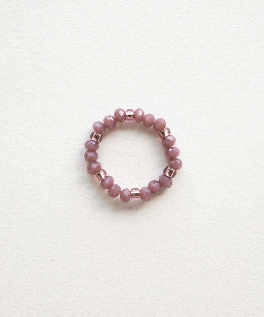 Merrymotive Mute Purple Crystal Ring