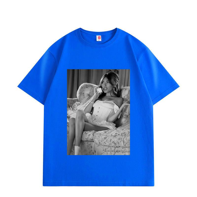 Singer Madison Beer Graphic T Shirts Men Women Clothing Fashion Aesthetic T-shirts Summer Casual Loose Cotton T-shirt