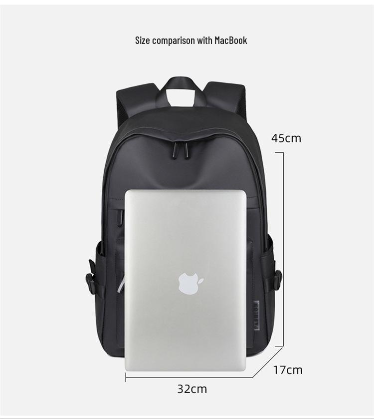 Herrryggsäck med stor kapacitet, lättviktig, vattenavvisande, för affärsresor