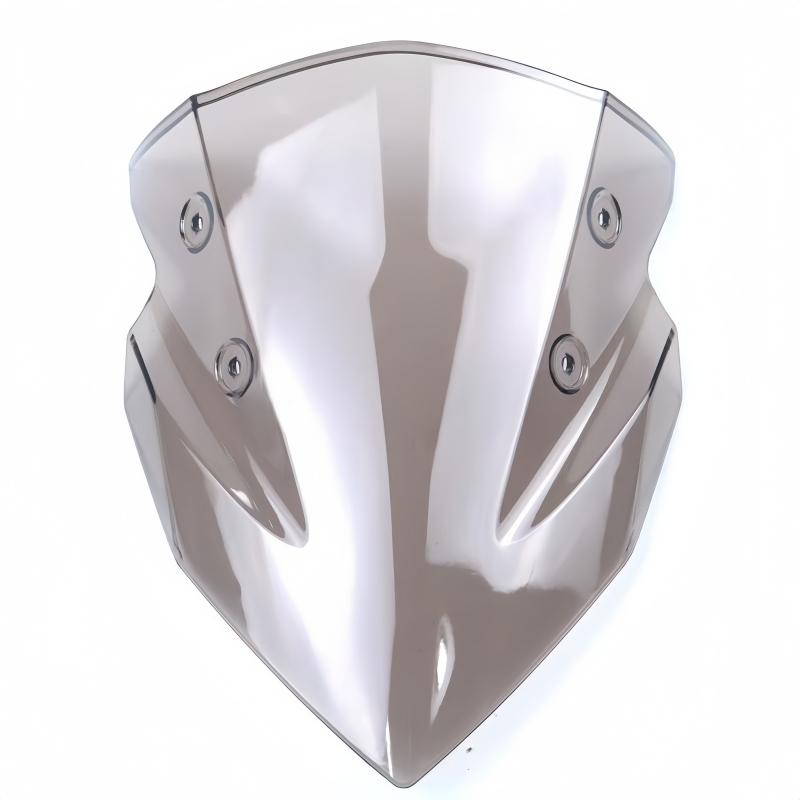 Motorcycle Windshield Air Deflector Front Windshield Flow Guide Plate Double Bubble for Kawasaki Z 400 Z400 -