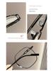 Student Style Photochromic Myopia Glasses with Anti-Blue Light and Large Frame