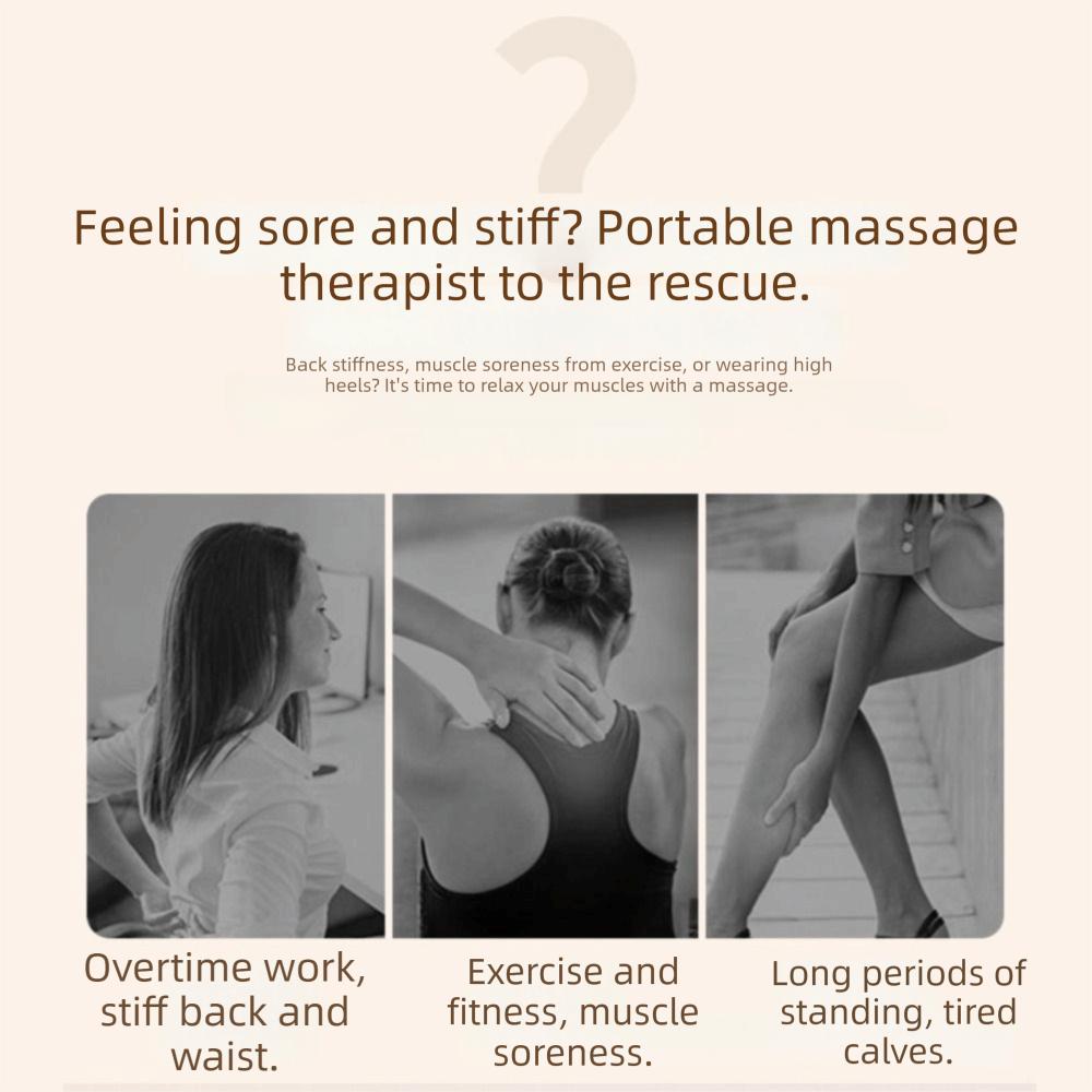 Vibration Massage Fascia Rings Massager Protable Meridian Device  Cervical Vertebra