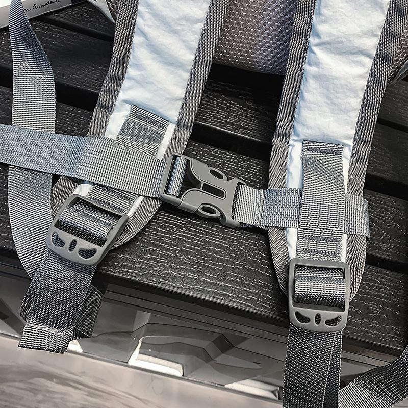 Student Small Bag Women's Lightweight Backpack Men Color Block Sports Travel Backpack