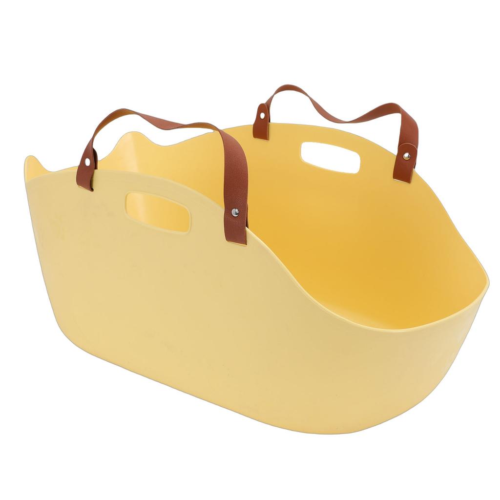 Portable Cat Litter Box Super Large Capacity   Proof Handheld Cat Litter Box Basket for Travel
