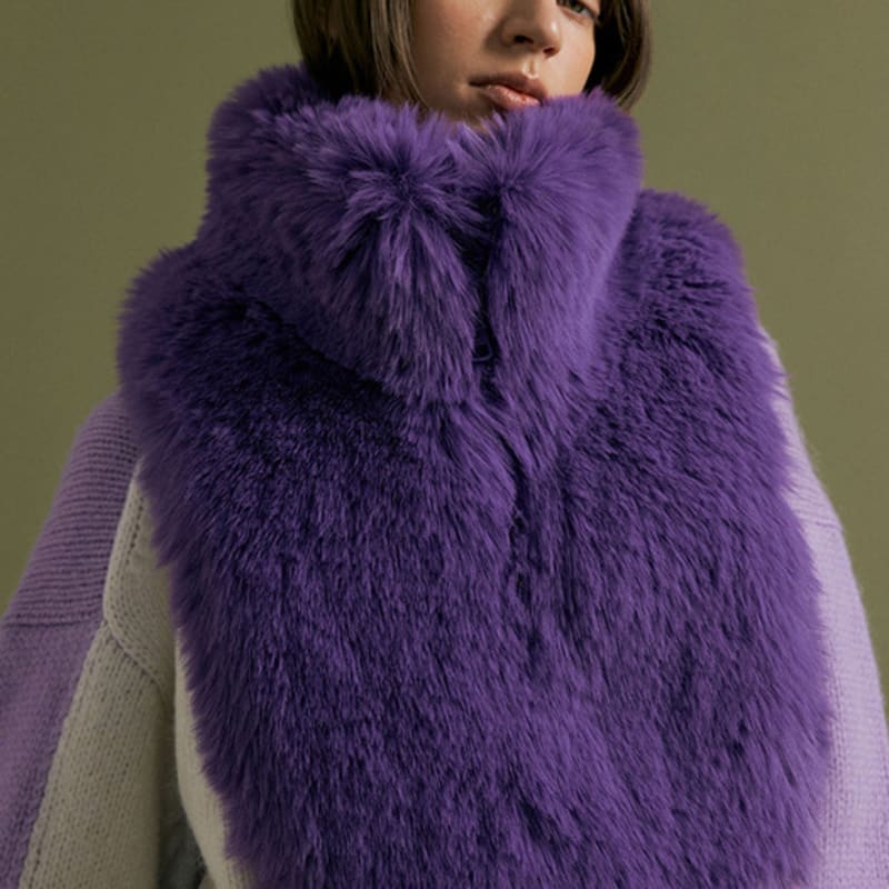 

Molliolli FLO Fur Dicky Muffler [Purple] OS (F)