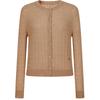 JUZI Annakou Women's Retro Cable Knit Cardigan