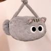 Big Eyes Cartoon Cat Crossbody Bag Soft Plush Cat Plush Toy Doll Bag Cat Plush Shoulder Bag  Girls