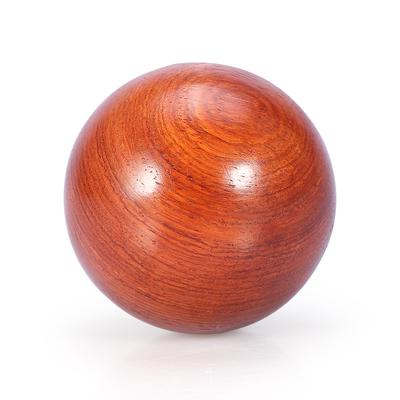 1Pc New Health Exercise Baoding Balls Wooden Massage Stress Relief Relaxation Ball (5cm)