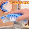 Multi Functional Laundry Brush, Shoe Cleaning Brush Flexible Wall Corner Brush with Soft Bristled Brush Faucet Tile Brush