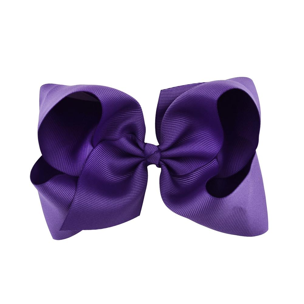 1Pc 40Colors 6'' Solid Colors Grosgrain Ribbon Hair Clips For Cute Girls Large Hairpins Boutique Barrettes Kids Hair Accessories