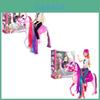 Realistic Movable Horse Saddle Model Set With Detachable Farm Stable Toys For Kids