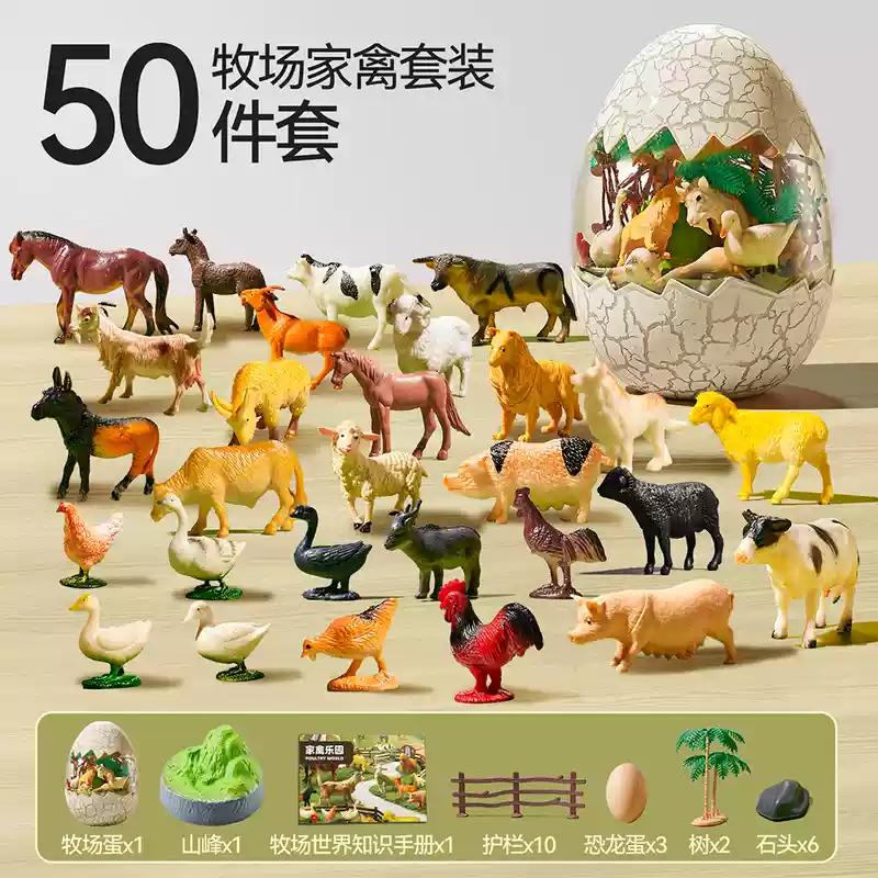 Children S Dinosaur Egg Toy Realistic Tyrannosaurus Animal Model Role Play Birthday Gift Boys  Educational Fun Learning