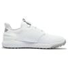 Puma Ignite Elevate Disc Fabric Leather Low Top Golf Shoes Men sneaker Silver White 376080-01