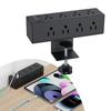 Desktop Edge Power Outlets with USB Ports 18W Fast Charging Station 8/6 AC Outlet and 6.6ft Power Cord Fit 1.6in Tabletop Edge