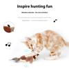 Electric Interactive Chirping Bird Cat Toy Hanging Pet Simulation Bird Toy  for Bored Cat