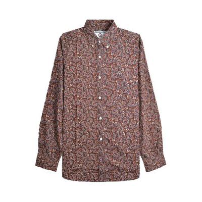 Mens Paisley Long-Sleeved Shirt