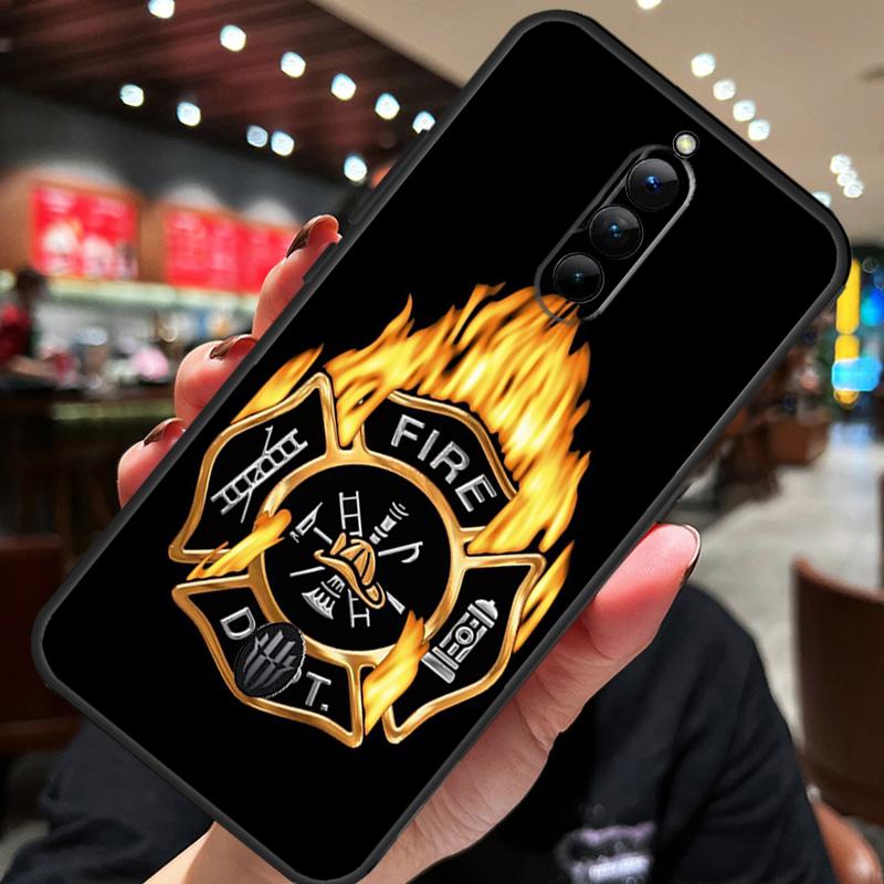 Firefighter Heroes Fireman Case For ZTE Nubia Red Magic 10 Air 7 6S 7S Pro Red Magic 11 10 9 8 8S 9S 10S Pro Plus Cover