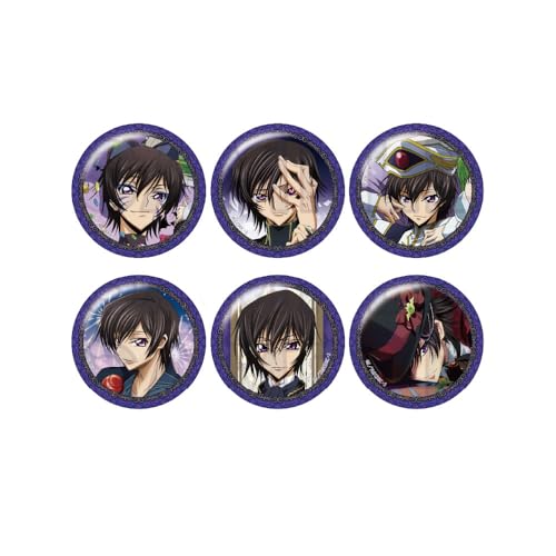 Code Geass: Lelouch of the Rebellion Lelouch ver. Trading Collection Can Badge Box of 6