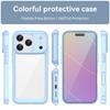For iPhone 17 Pro Case TPU + Acrylic Protective Clear Phone Cover