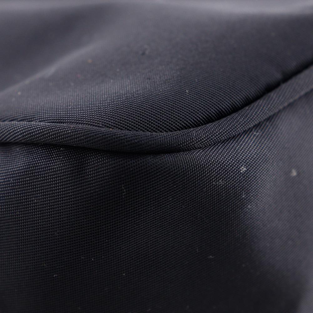 Prada Hobo Schultertasche MV515 Mini Handtasche schwarz Nylon Damen Gebraucht