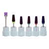 Nail Drill Bits Set Tungsten Steel Gel Polish Removal Dust Brush Nail Polishing Grinding Head