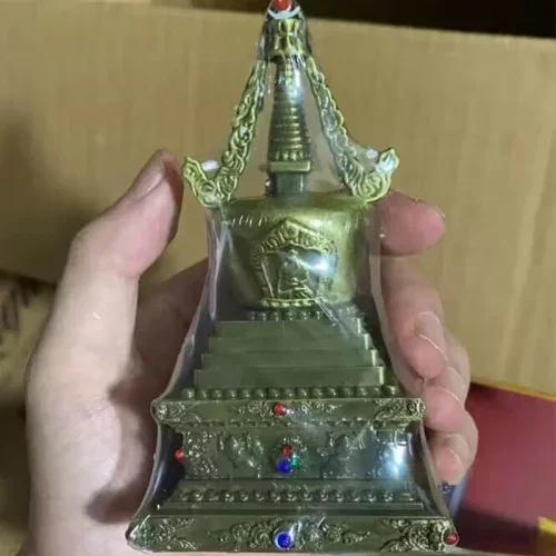 

Сплав цинка Тибетский эзотерический инструмент для культивации Фэн-шуй Аксессуары скульптура гостиная молиться о благополучии Настольный декор