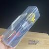 Multifunctional Hardware Tool Organizer Transparent Screw Storage Case With Handle Tools Dustproof Storage Box Large Capacity