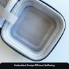 For Apple Mac Mini M4 Portable Carrying Case with Mesh Pocket Shock Resistant Storage Bag