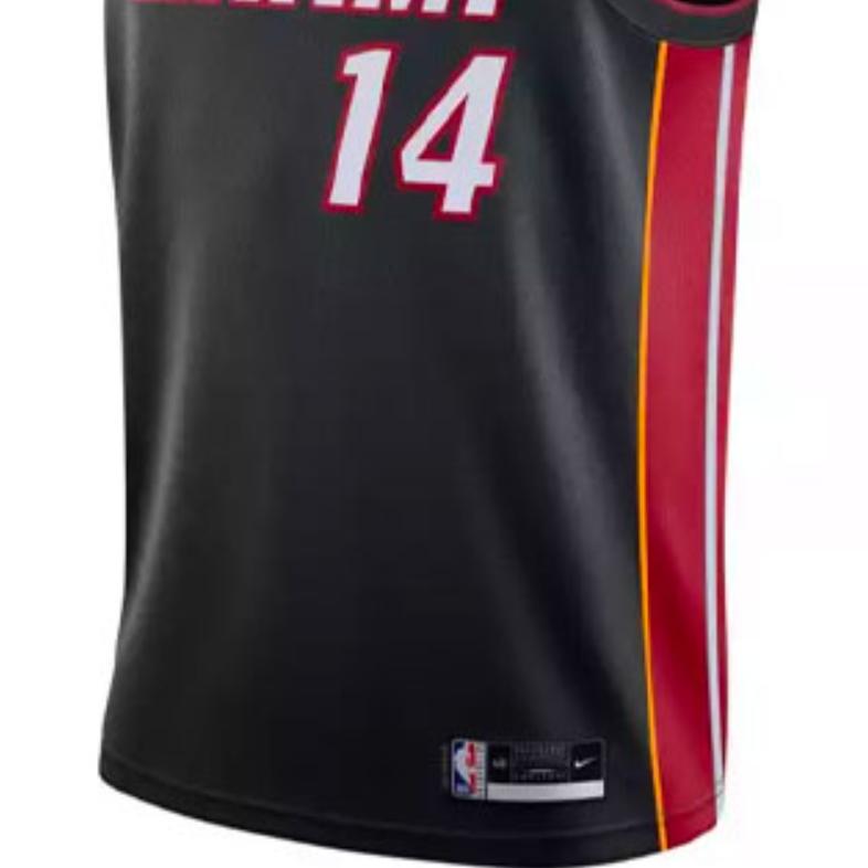 Nike NBA Miami Heat Tyler Herro City Edition Swingman Jersey Men Jerseys Black CW3671-010