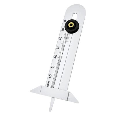 Stainless Steel Depth Indicator 0-60mm Tire Tread Vernier 0.01mm Resolution Auto Car Truck Depthometer for Car Motorbike Tires