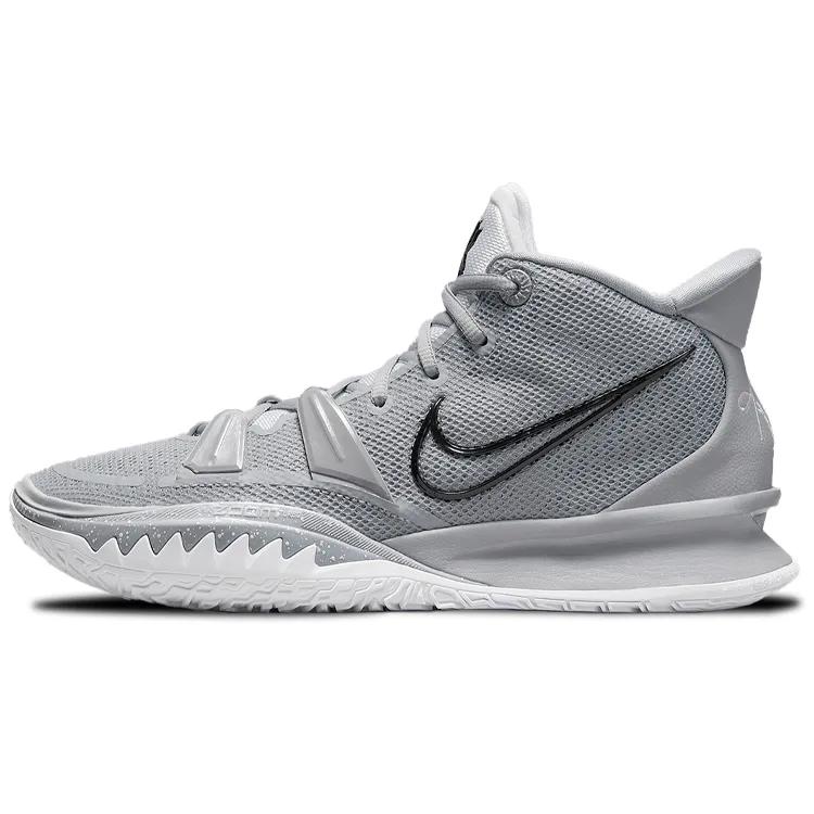 Nike Kyrie 7 TB 'Wolf Grey' (Unisex) Wolf Grey / White / Black Basketball Shoes DA7767 006