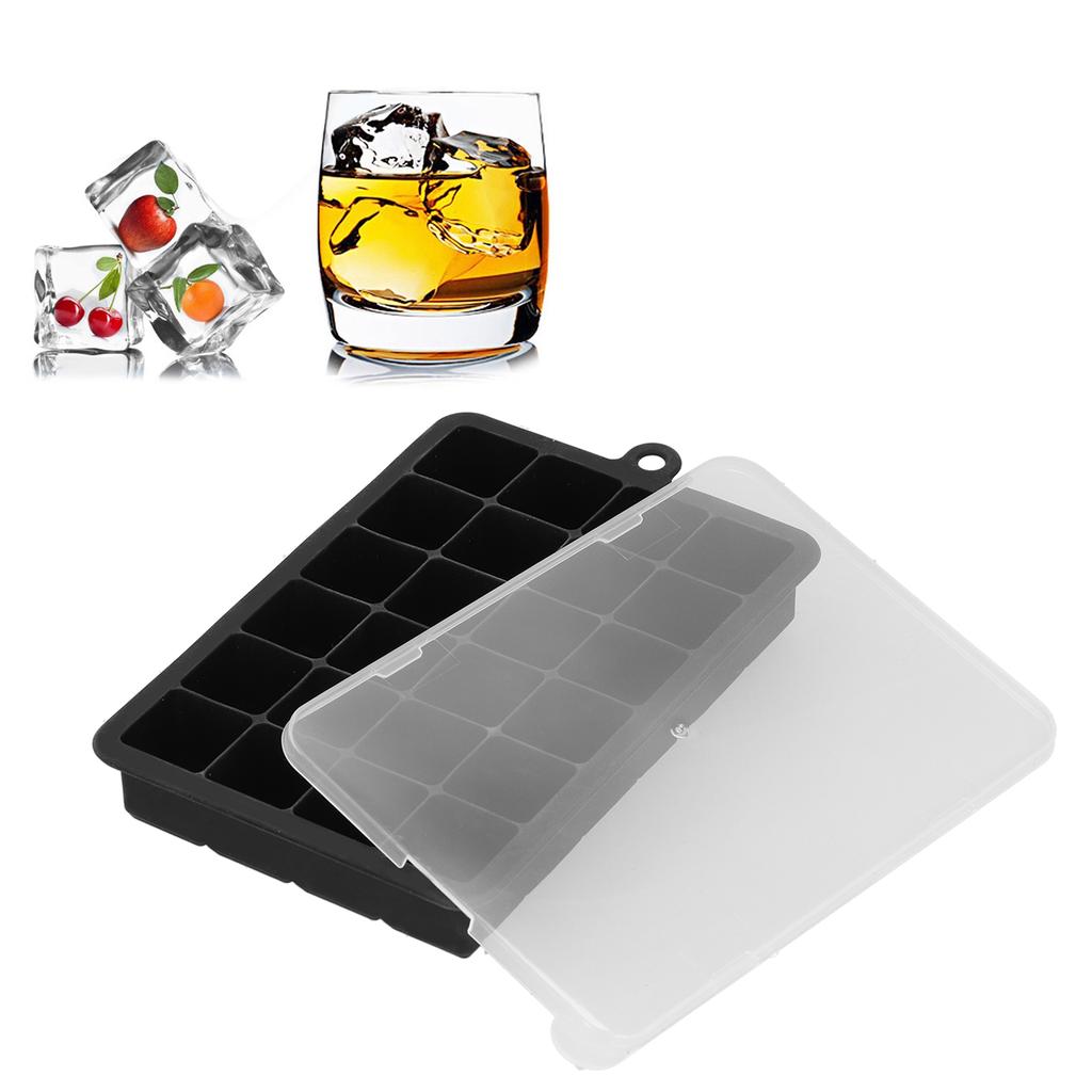 24 Grid Silicone Ice Cubes Maker Mold Square DIY Ice Maker Kitchen Bar Drinking Accessories