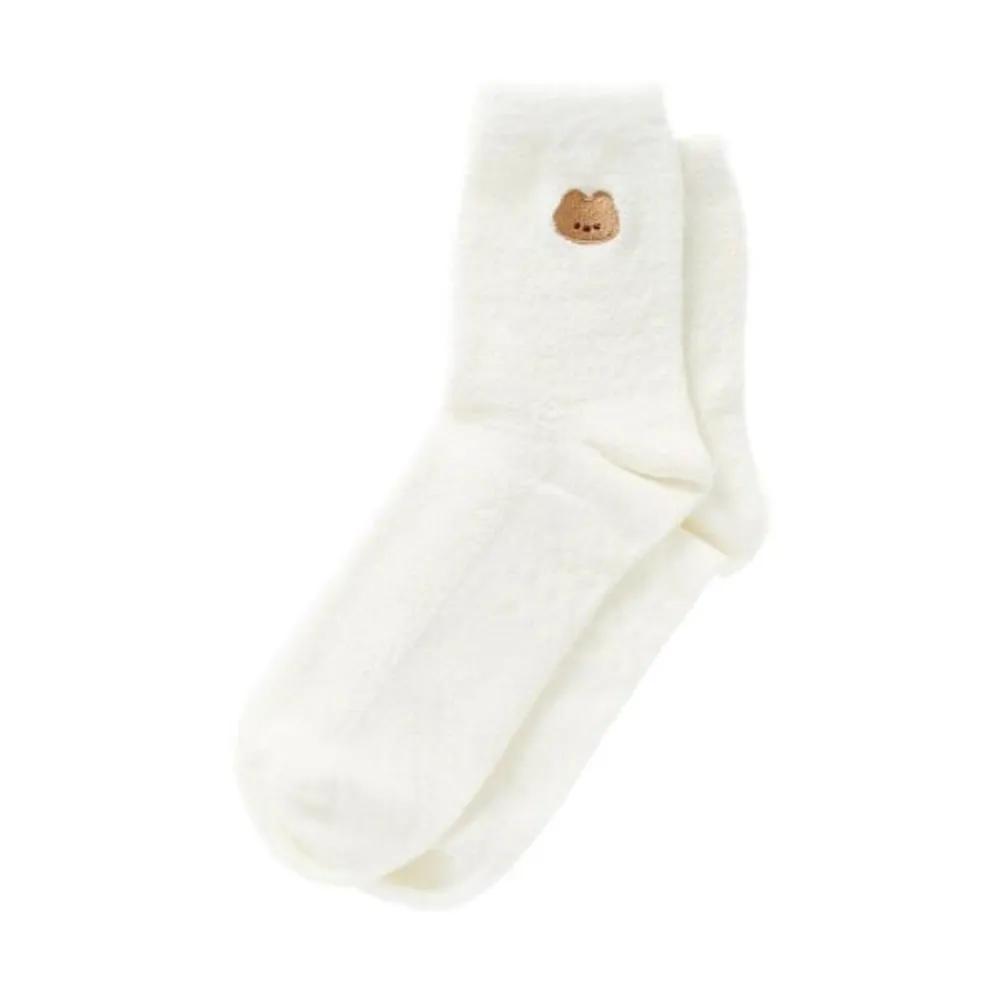 ArtBox Gomi Mid-calf Sleep Socks Ivory