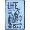 Retro Pinup Girls Motorcycle Metal Tin Signs  Vintage Wall Art Decor for Game Room Cafe Garage Club Bar  Iron Plaque Posters