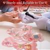 300 Pcs Heart-shaped Jewelry Strange Bag Small Jewelry Transparent Resealable Cute Treat Bags for Business Wedding Birthday Festival Party