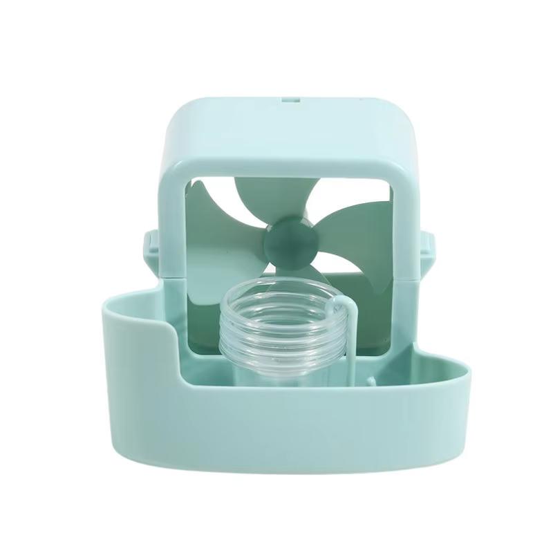 Portable Electric Fan Cooling Storage Box Hanging Fan Cooling Tool With 4 Cups Cooling Box Fan Cooler Refrigeration Accessories