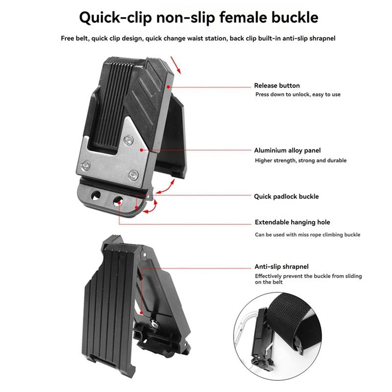 B-Est Electric Drill Tape Belt Tape Measure Holder Hanger Holder Clip-On Tape Measure Holder For Belt Tape Measure