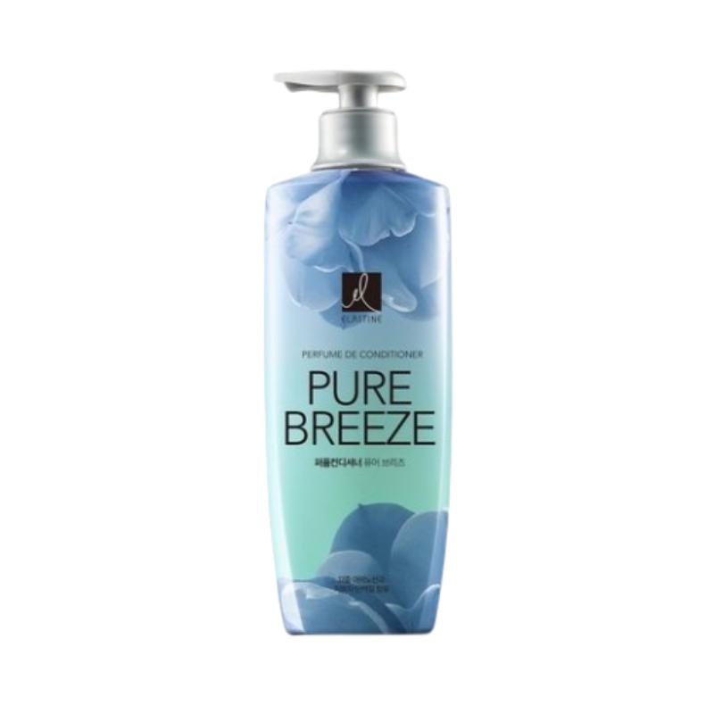 Elastine Perfume Conditioner Pure Breeze 600ml | Rose Floral & Musk Scent | 5-Oil & 17 Amino Acids Damage Repair Conditioner