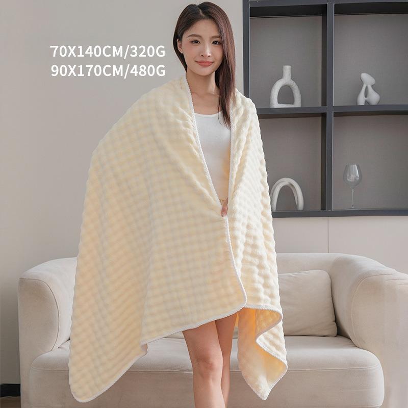 

Новый набор полотенец из кораллового флиса с пузырьками - Ультрамягкие быстросохнущие полотенца для лица и тела для мужчин и женщин