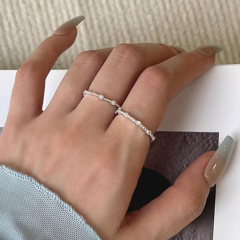 Sweet Hollow Adjustable Floral Ring - Trendy & Versatile Women's Fashion Accessory