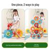 Super Large 26CM Snowflake Plates - Kindergarten Outdoor Construction Game Blocks for Parent-Child Play