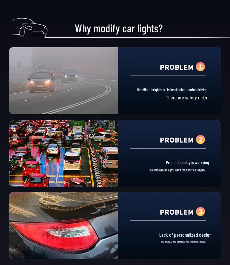 LED Taillight Assembly with Flowing Turn Signal for 11-14 Chrysler 300C