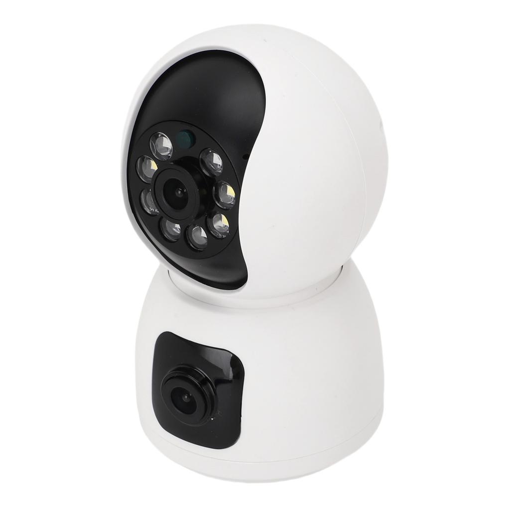 Smart Camera for Tuya APP Full Color Double Lens Rotatable Camera for Home Security Support Hotspot