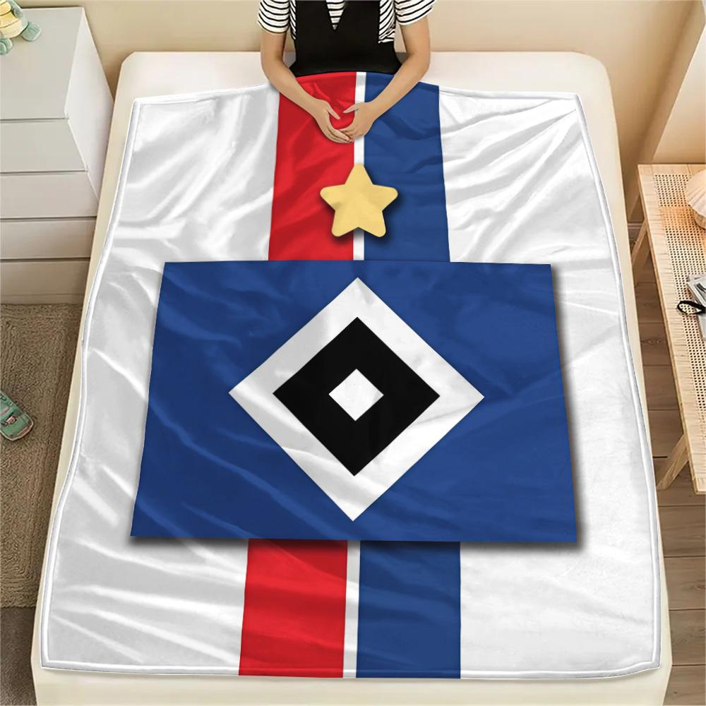 Hamburger SV Flanelldecke, Hohe Qualität, Bequem für alle Jahreszeiten, Heimdekoration, Wärme und Komfort